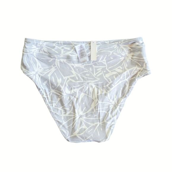 Madewell Reversible Bikini Set Abstract Flora Sz L NWT High Waist Beach Pool - Picture 14 of 16